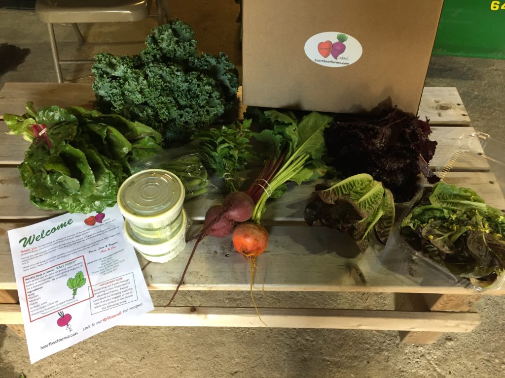 Experience New Tastes - HeartBeet Farms CSA Week 1