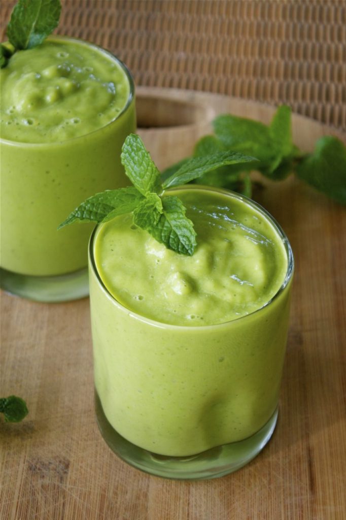 mint chocolate chip smoothie