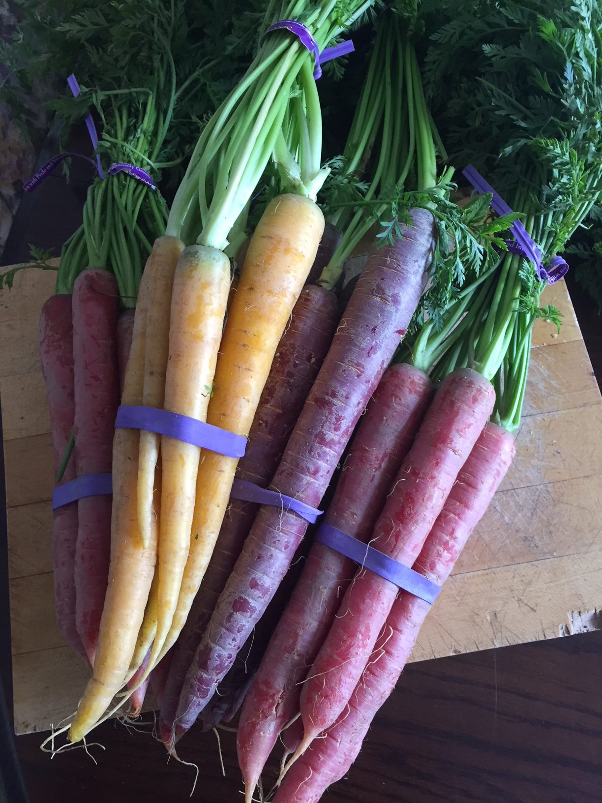 Rainbow Carrots from Heartbeet Farms