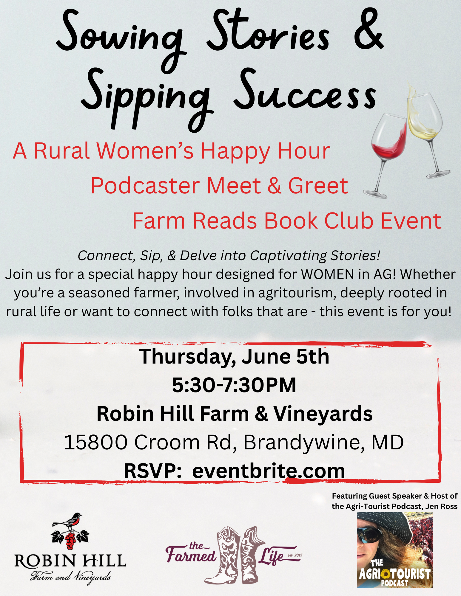Sowing Stories & Sipping Success Event